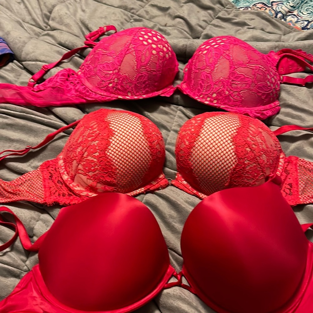 Set of three Victoria Secret Bombshell Bras
